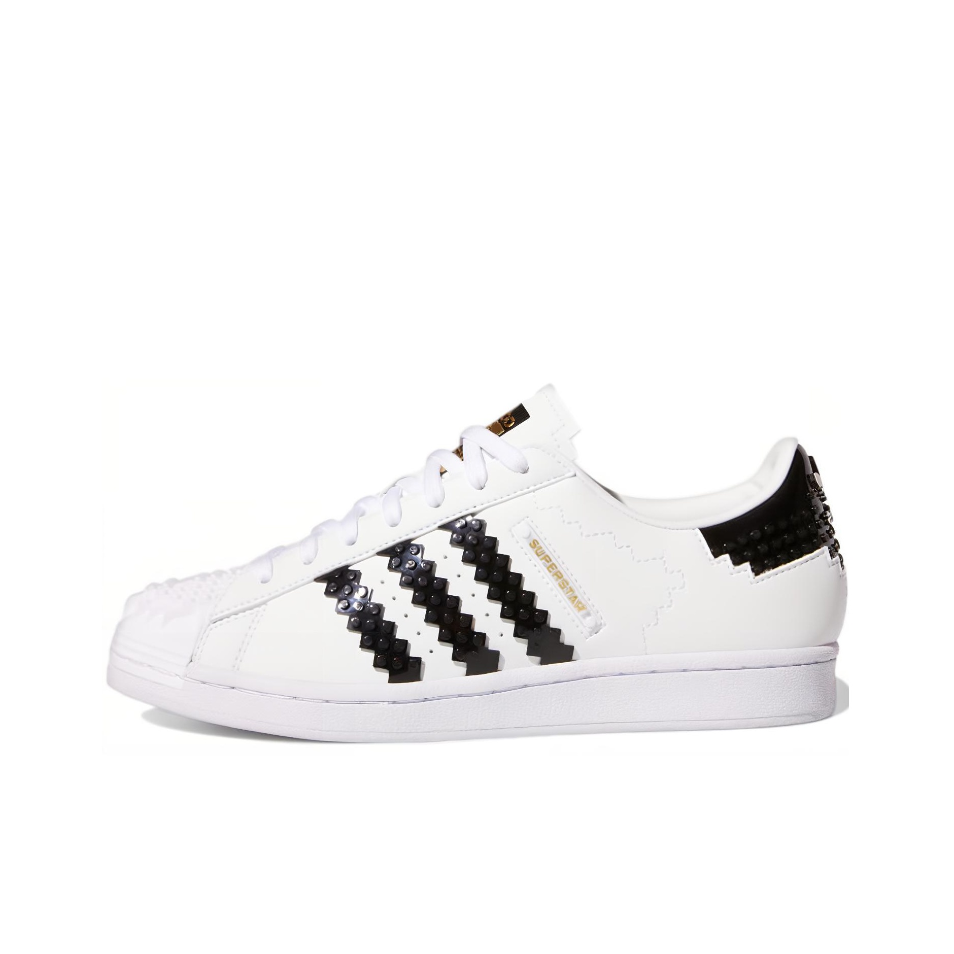Adidas Shoes Superstar - Adidas Originals x LEGO SUPERSTAR รองเท้าสเก็ตบอร์ดหุ้มข้อต่ำ