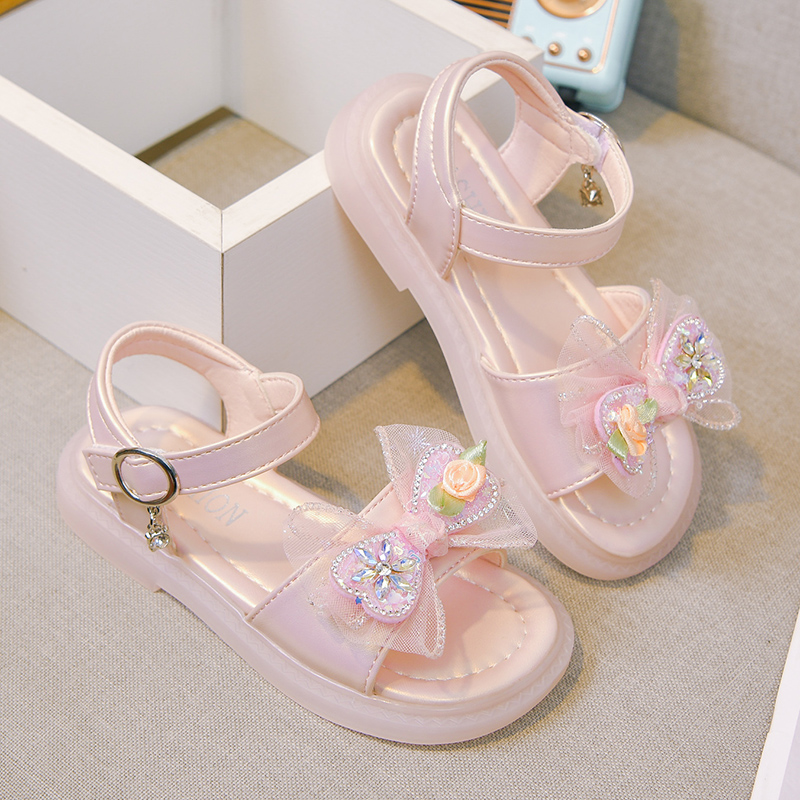 รองเท้าแตะรัดส้นเด็กผู้หญิงแบบ - Sandal Strappy Heeled บทวิจารณ์และราคา