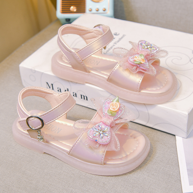 รองเท้าแตะรัดส้นเด็กผู้หญิงแบบ - Sandal Strappy Heeled บทวิจารณ์และราคา
