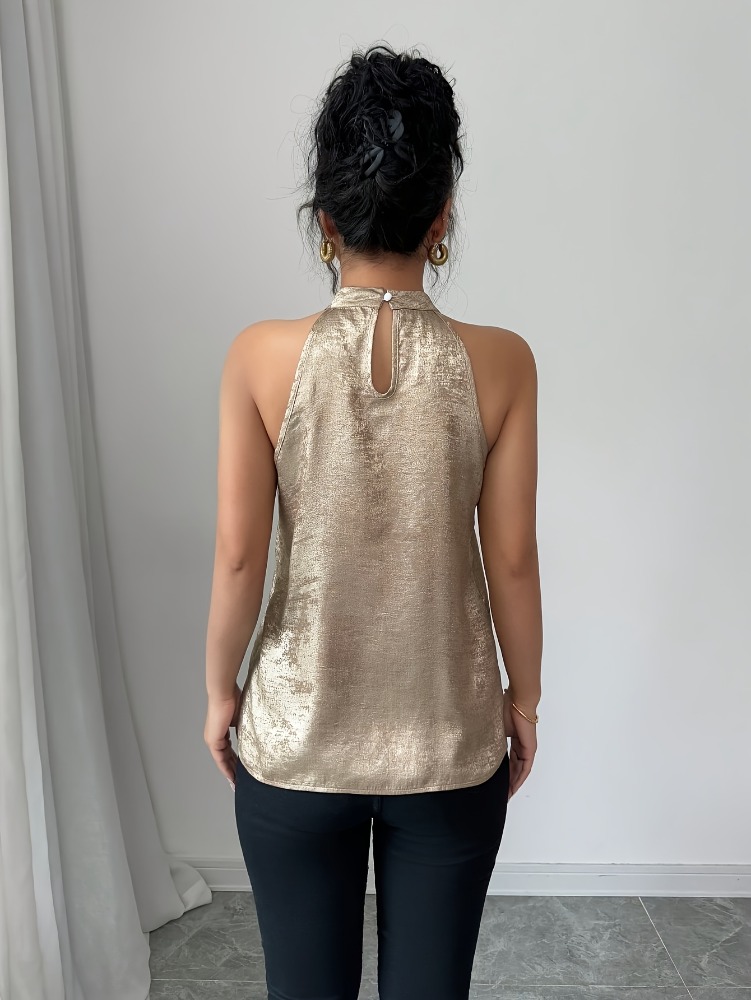 เสื้อครอปแขนกุดสีทองแชมเปญ แต่ - Blouse Off Shoulder บทวิจารณ์และราคา