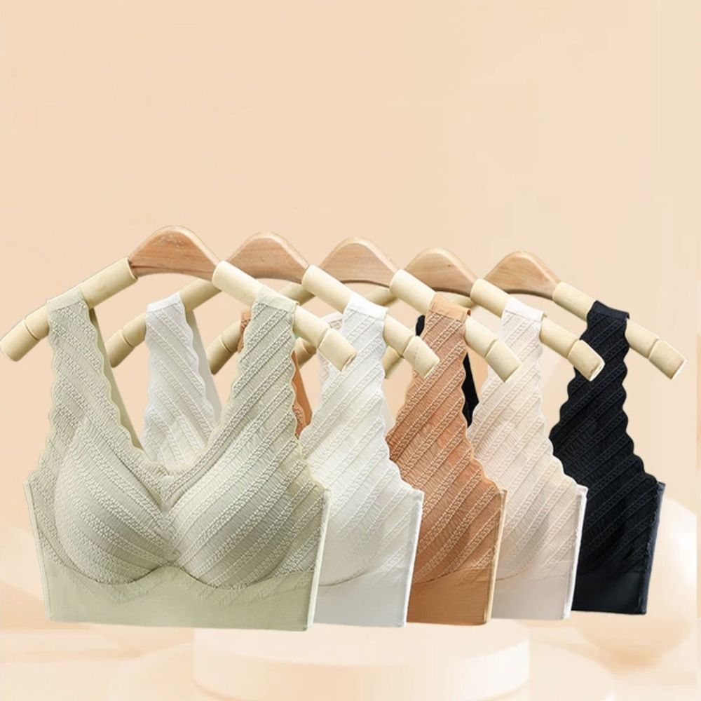 บราลูกไม้ไร้รอยต่อ สายกว้าง ดี - Bralette Triangle Set บทวิจารณ์และราคา