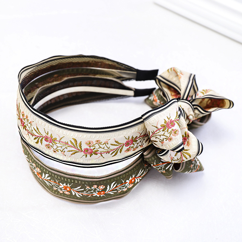 ประณีต Retro พิมพ์เย็บปักถักร้ - Headband Summer Knit บทวิจารณ์และราคา