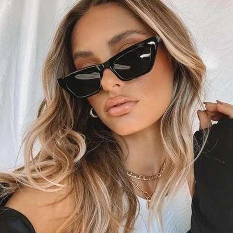 แว่นตากันแดดทรงแคทอายวินเทจ ผู - Sunglasses Cat Eye บทวิจารณ์และราคา
