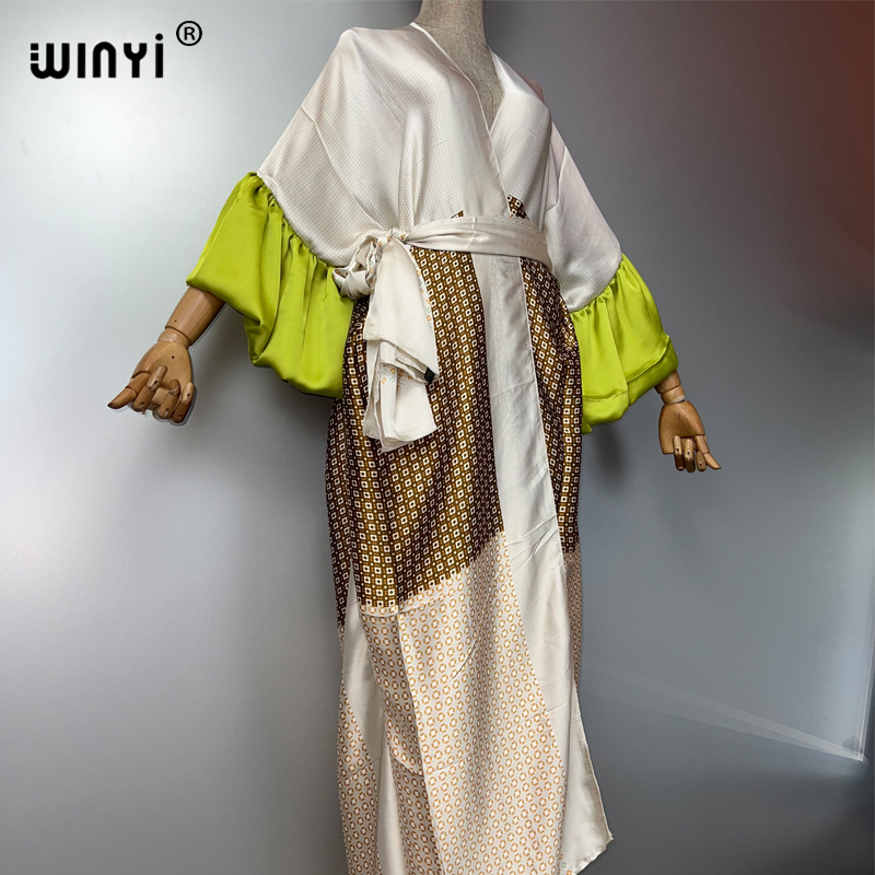 WINYI ฤดูร้อนชุดกิโมโนปาร์ตี้ช - Cover Up Kaftan บทวิจารณ์และราคา