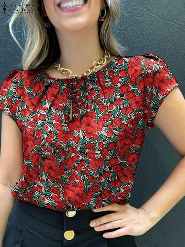 Zanzea เสื้อพิมพ์ลายดอกไม้สไตล - Romper Floral Print บทวิจารณ์และราคา